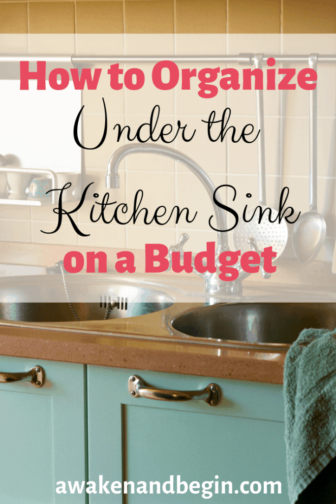 How To Organize Under The Kitchen Sink On A Budget Awaken
